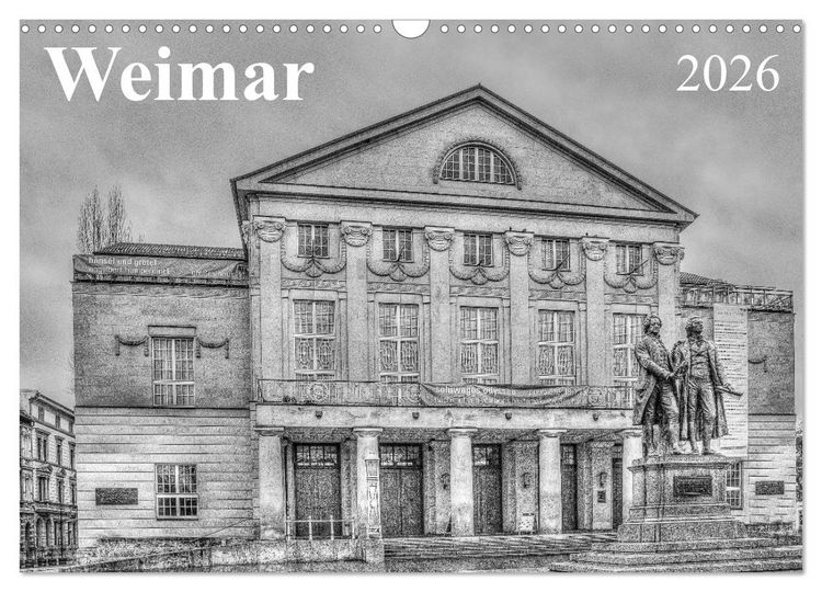 Produktbild: Weimar (Wandkalender 2026 DIN A3 quer), CALVENDO Monatskalender