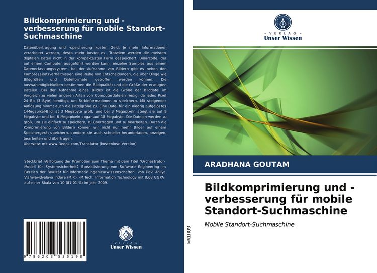 Produktbild: Bildkomprimierung und -verbesserung f&uuml;r mobile Standort-Suchmaschine
