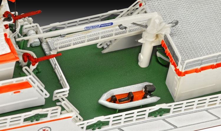 Produktbild: Model Set Seenotkreuzer Hermann Marwede, Revell Modellbausatz mit Basiszubeh&ouml;r