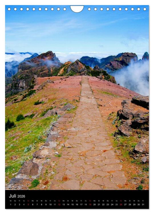 Produktbild: MADEIRA (Wandkalender 2026 DIN A4 hoch), CALVENDO Monatskalender