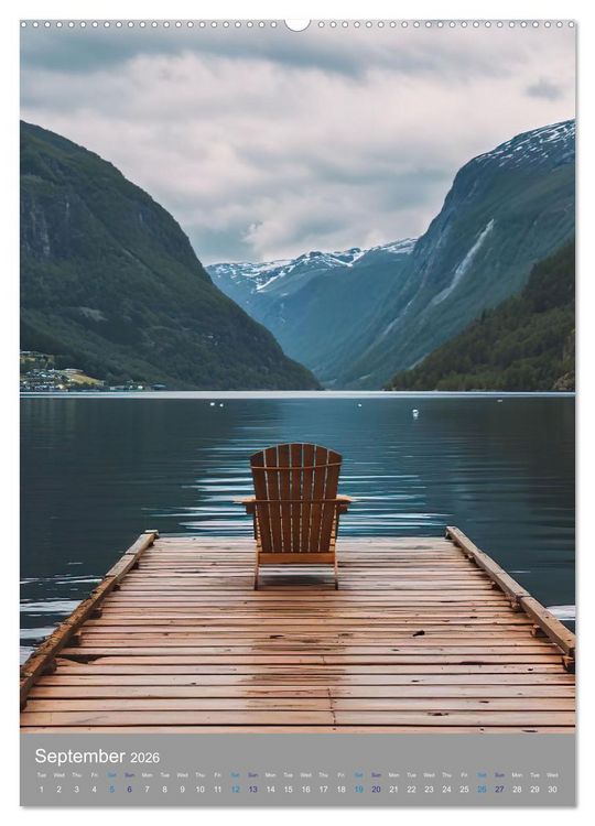 Produktbild: Chairscape (Wall Calendar 2026 DIN A2 portrait), CALVENDO 12 Month Wall Calendar