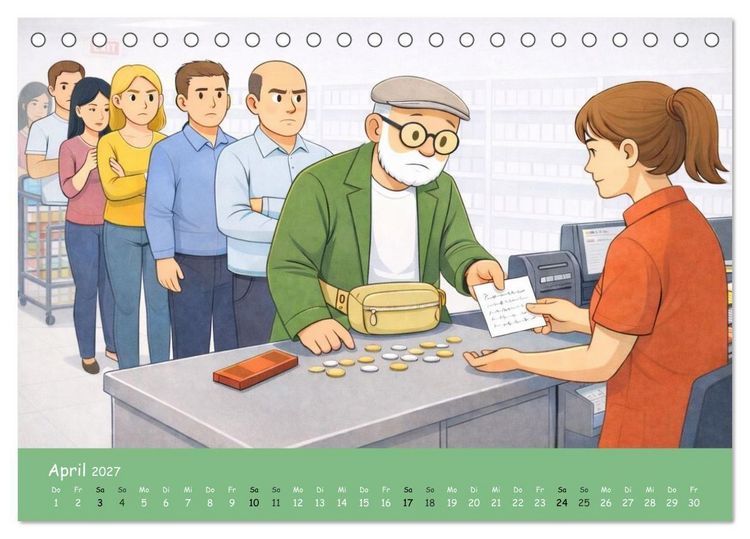 Produktbild: Ich bin noch nicht fertig - Opa Edition (Tischkalender 2027 DIN A5 quer), CALVENDO Monatskalender