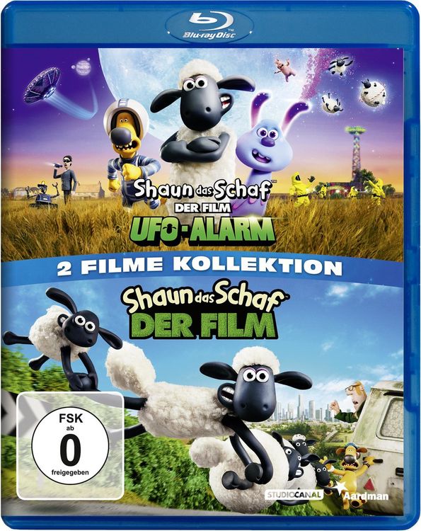 Produktbild: Shaun das Schaf - Der Film: 1 & 2 [2 BRs]