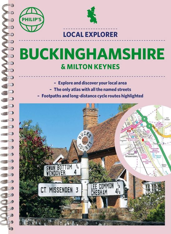 Produktbild: Philip's Local Explorer Street Atlas Buckinghamshire and Milton Keynes