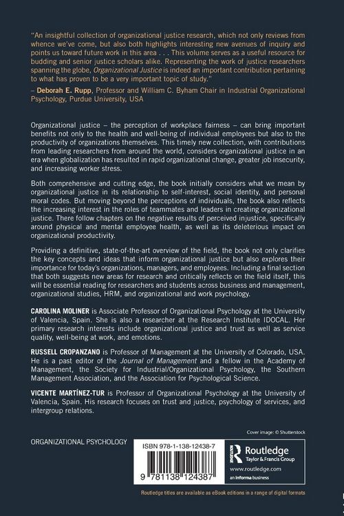 Produktbild: Organizational Justice