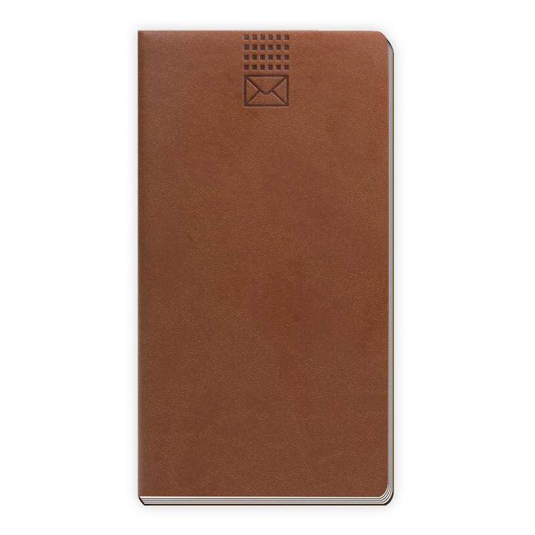 Produktbild: Tr&ouml;tsch Adressbuch Soft Touch Slim Braun