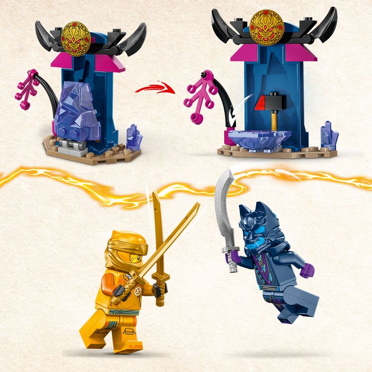 LEGO NINJAGO 71804 Arins Battle Mech, Ninja-Spielzeug mit Actionfiguren