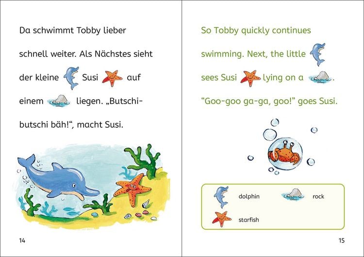 Produktbild: Bildermaus - Mit Bildern Englisch lernen - Delfingeschichten - Dolphin Stories