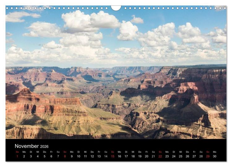 Produktbild: Faszination Grand Canyon / CH-Version (Wandkalender 2026 DIN A3 quer), CALVENDO Monatskalender