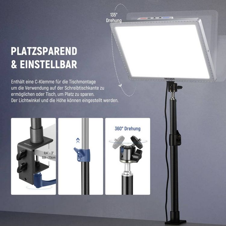 Produktbild: Neewer GL1PRO LED Videoleuchte