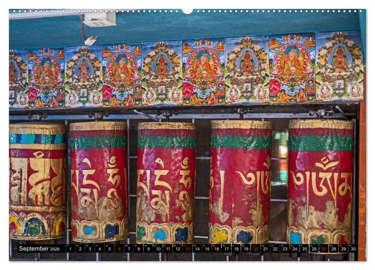Produktbild: Himachal Pradesh - Bezaubernde Bergwelt im Himalaya (Wandkalender 2026 DIN A2 quer), CALVENDO Monatskalender