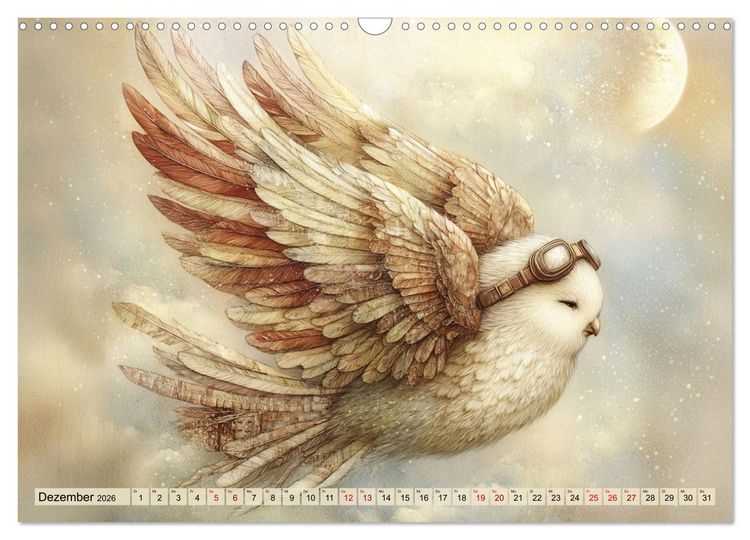 Produktbild: Freiheit hat Fl&uuml;gel (Wandkalender 2026 DIN A3 quer), CALVENDO Monatskalender