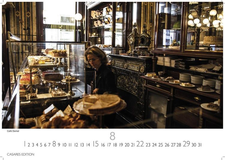 Produktbild: Wiener Caf&eacute;haus Kultur Kalender 2027 &ndash; Wandkalender | Fotokalender| &Ouml;sterreich Kalender | Alpenl&auml;nder 35x50cm Grosses Format | Historische & Kulturelle Kaffeehaus Motive | . & Geschenkidee
