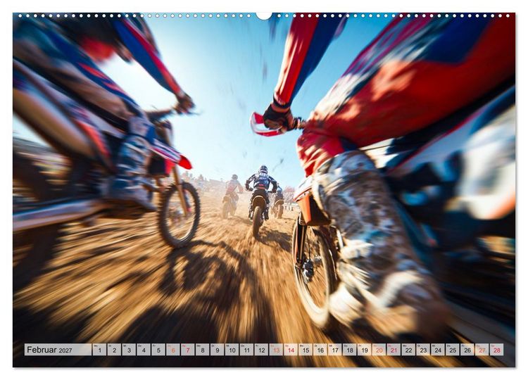 Produktbild: MX - Motocross - Impressionen (Wandkalender 2027 DIN A2 quer), CALVENDO Monatskalender
