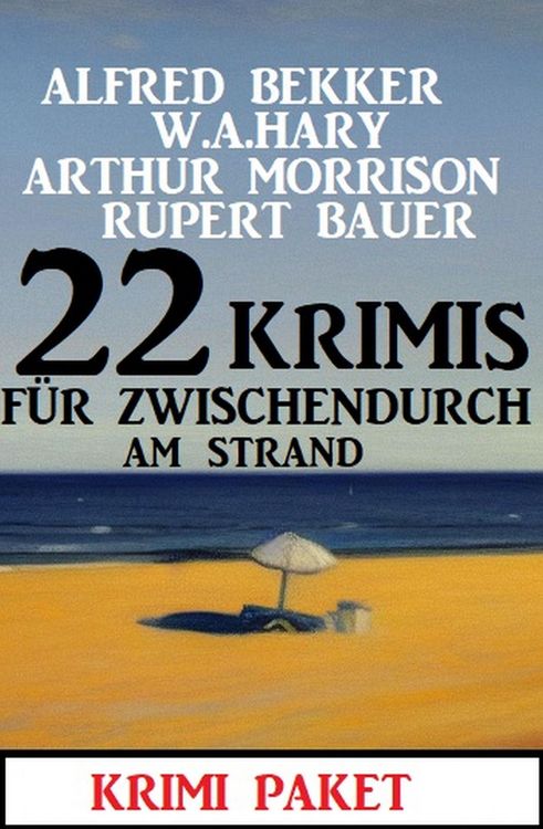 Produktbild: 22 Krimis f&uuml;r zwischendurch am Strand: Krimi Paket