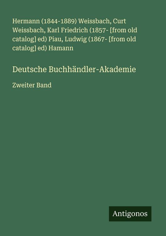 Produktbild: Deutsche Buchh&auml;ndler-Akademie