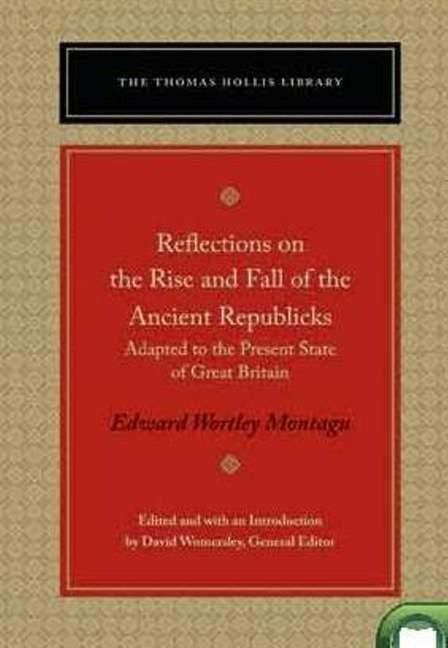 Produktbild: Reflections on the Rise and Fall of the Ancient Republicks