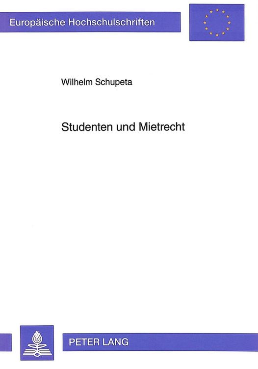 Produktbild: Studenten und Mietrecht