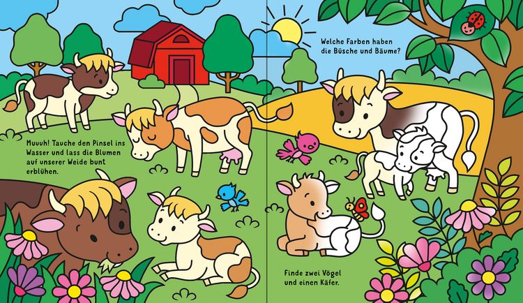Produktbild: Mein Immer-wieder-Zaubermalbuch: Bauernhof