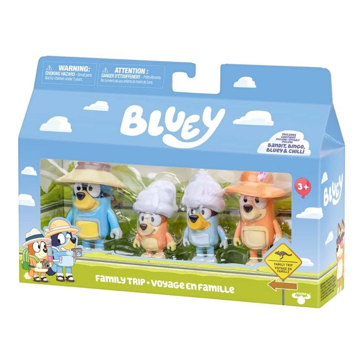 Produktbild: Moose: BLUEY 4-Pack - Familie Heeler auf Reisen