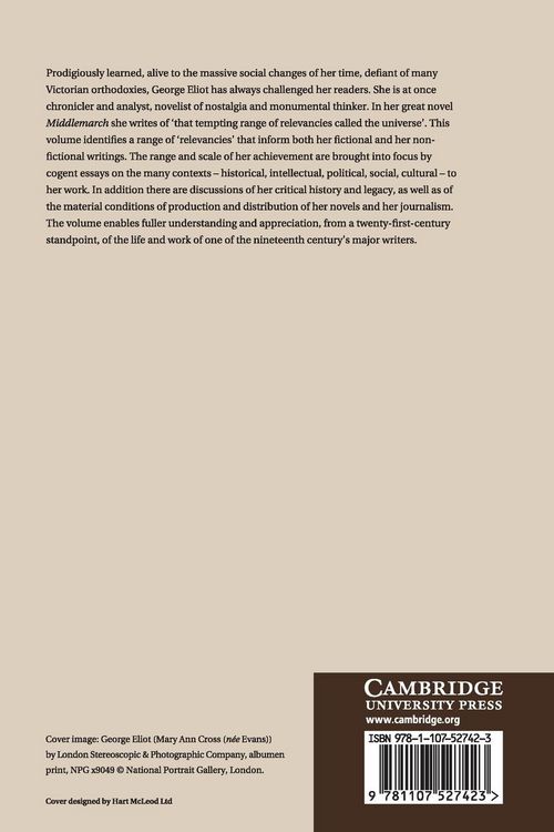 Produktbild: George Eliot in Context