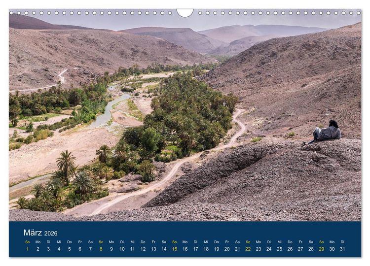 Produktbild: Marokko Traumlandschaften (Wandkalender 2026 DIN A3 quer), CALVENDO Monatskalender