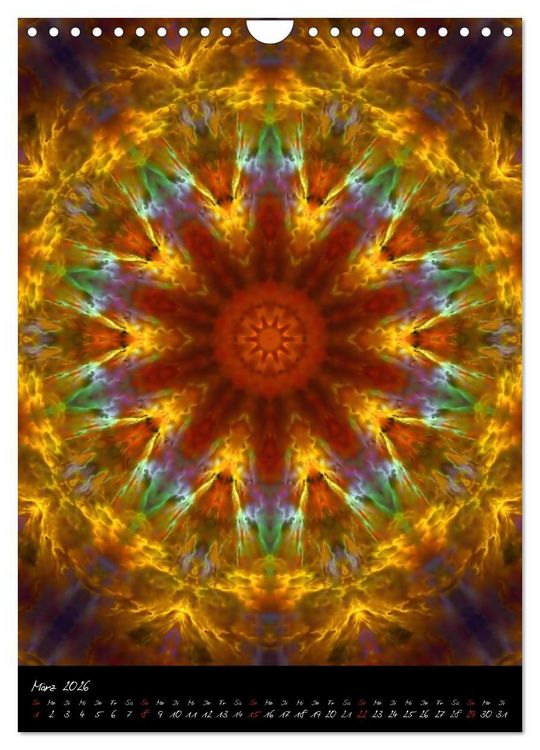 Produktbild: Mandala - Esoterik & Meditation (Wandkalender 2026 DIN A4 hoch), CALVENDO Monatskalender