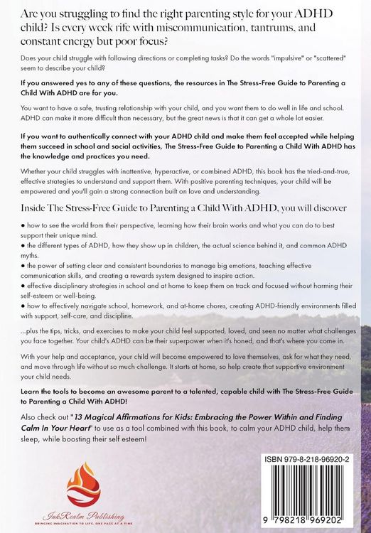 Produktbild: The Stress-Free Guide to Parenting a Child With ADHD