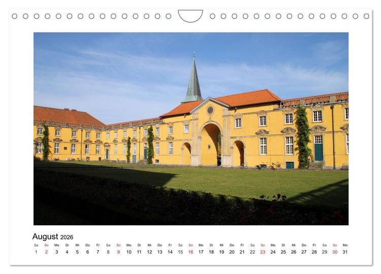 Produktbild: Die Friedensstadt Osnabr&uuml;ck (Wandkalender 2026 DIN A4 quer), CALVENDO Monatskalender