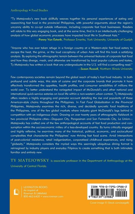 Produktbild: Fast Food Globalization in the Provincial Philippines