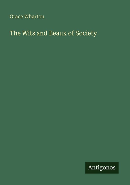 Produktbild: The Wits and Beaux of Society