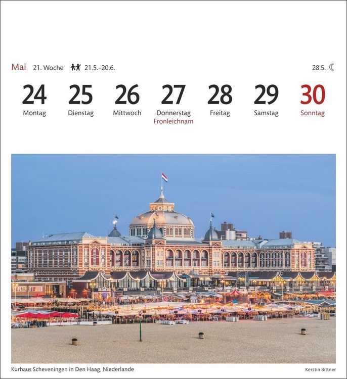 Produktbild: Nordseek&uuml;ste Sehnsuchtskalender 2027 - Wochenkalender mit 53 Postkarten