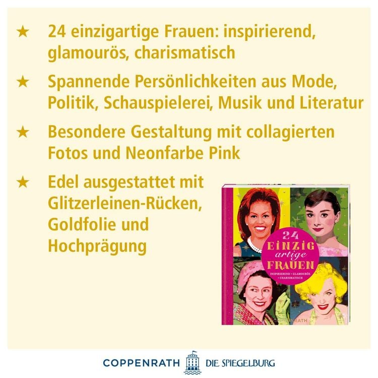 Produktbild: Adventskalenderbuch zum Aufschneiden &ndash; 24 einzigartige Frauen