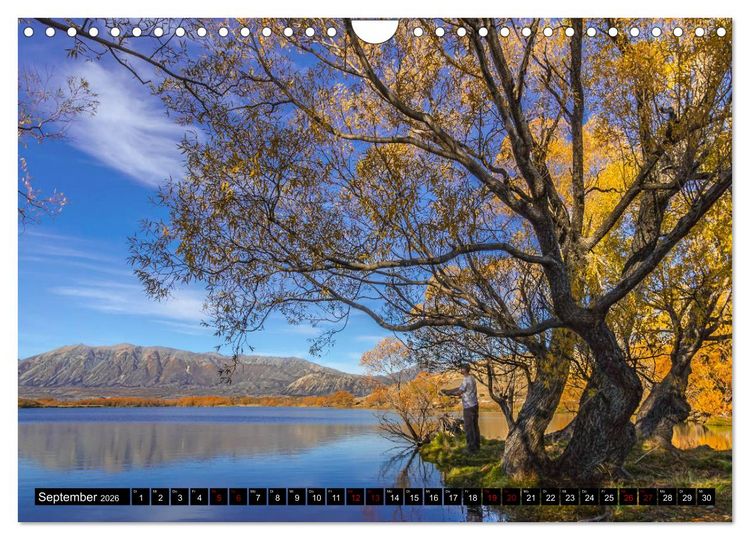 Produktbild: Trauminseln Neuseeland (Wandkalender 2026 DIN A4 quer), CALVENDO Monatskalender