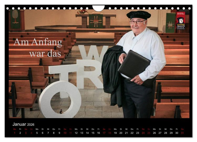 Produktbild: Sch&ouml;nheit im Alter - Worte von Martin Luther in Bildern (Wandkalender 2026 DIN A4 quer), CALVENDO Monatskalender