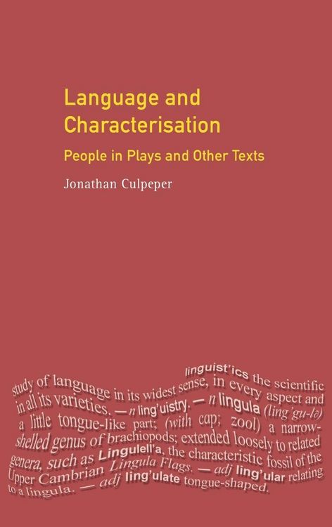 Produktbild: Language and Characterisation