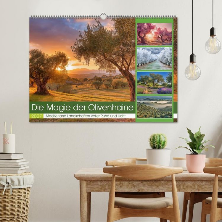 Produktbild: Die Magie der Olivenhaine (Wandkalender 2027 DIN A2 quer), CALVENDO Monatskalender