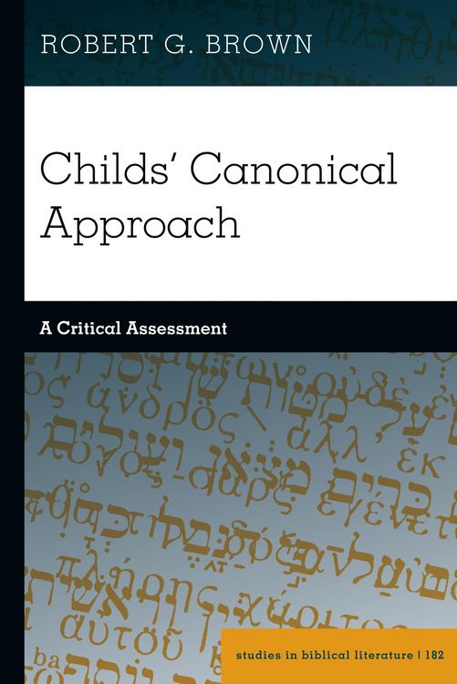 Produktbild: Childs' Canonical Approach