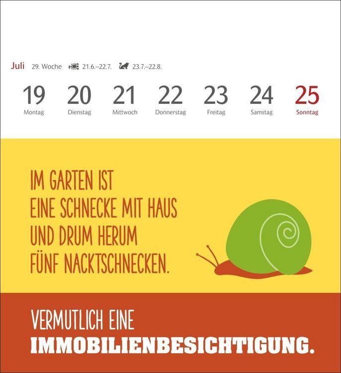 Produktbild: Der fette Vogel bricht den Ast Postkartenkalender 2027 - Wochenkalender - 53 Karten mit frechen Spr&uuml;chen