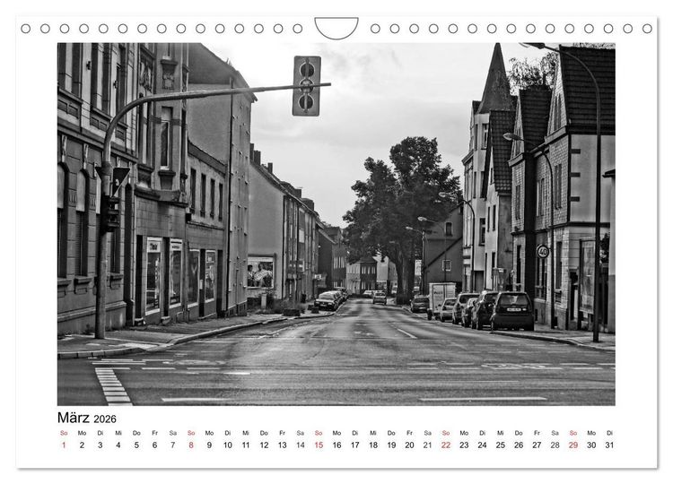Produktbild: Bochum Black and White (Wandkalender 2026 DIN A4 quer), CALVENDO Monatskalender