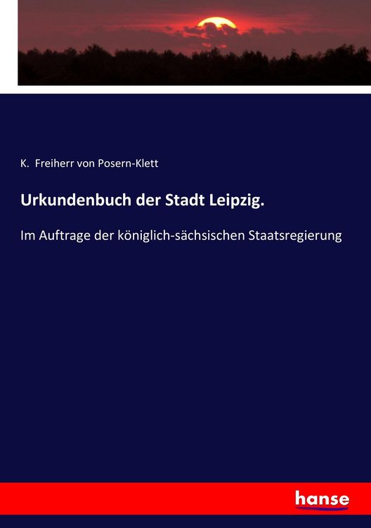 Produktbild: Urkundenbuch der Stadt Leipzig.
