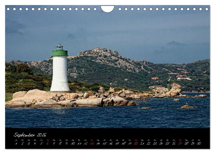 Produktbild: Blaues Sardinien (Wandkalender 2026 DIN A4 quer), CALVENDO Monatskalender