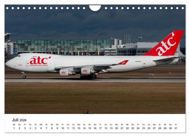 Produktbild: Flieger von Boeing (Wandkalender 2026 DIN A4 quer), CALVENDO Monatskalender