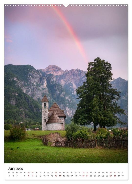 Produktbild: Fernweh Europa (Wandkalender 2026 DIN A2 hoch), CALVENDO Monatskalender