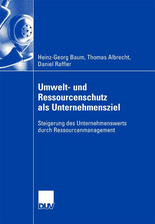 Produktbild: Umwelt- und Ressourcenschutz als Unternehmensziel