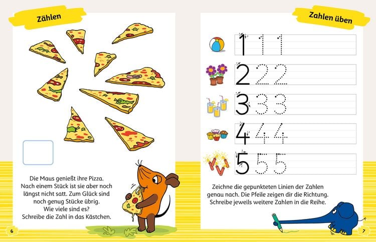 Produktbild: Erste Zahlen &uuml;ben mit der Maus. F&uuml;r Kinder ab 5 Jahren