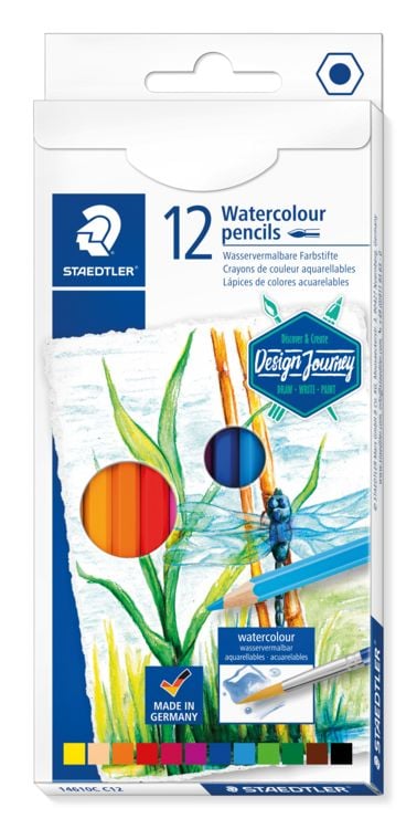 Produktbild: STAEDTLER Aquarellstifte 146 10C wasservermalbar, 12er Set