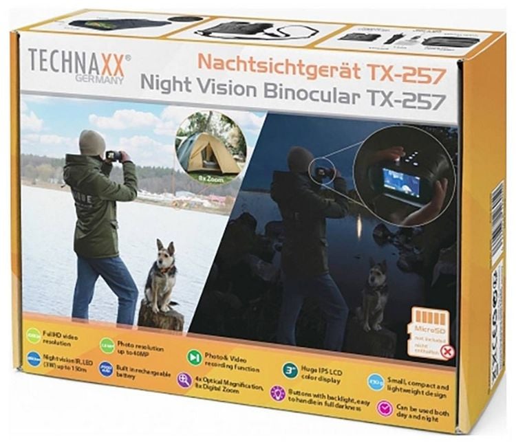 Produktbild: Technaxx TX-257 5089 Nachtsichtger&auml;t mit Digitalkamera 4 x 25mm