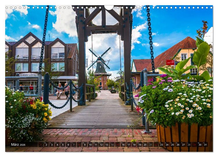 Produktbild: Papenburg - Venedig des Nordens (Wandkalender 2026 DIN A3 quer), CALVENDO Monatskalender