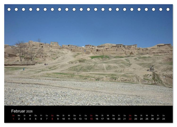 Produktbild: Afghanistan (Tischkalender 2026 DIN A5 quer), CALVENDO Monatskalender